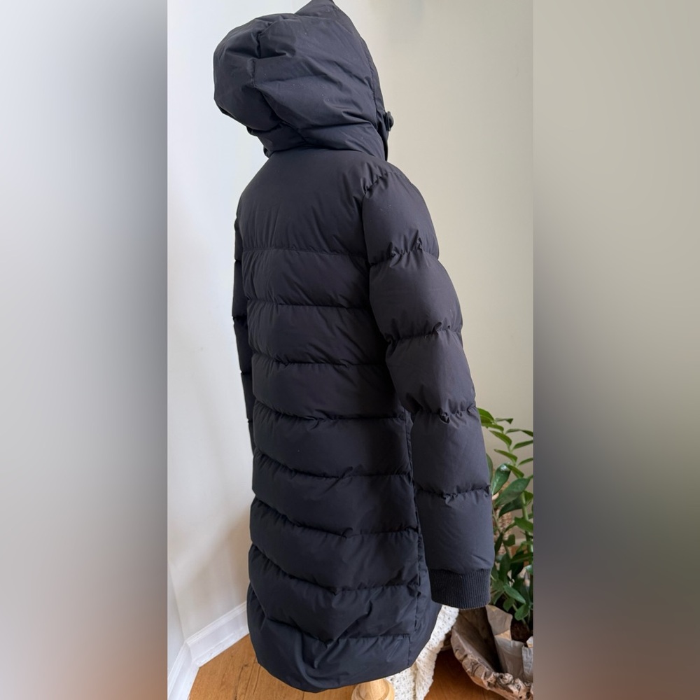 Lole Katie XS Black Down Puffer Parka Hooded Coat Pacers Paris Edition EUC - Picture 6 of 12